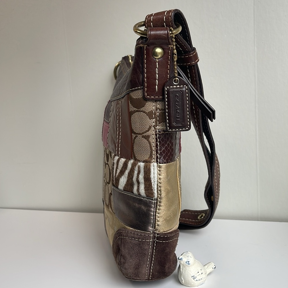 COACH Vintage Patchwork Shoulder Crossbody Bag - Picture 12 of 17